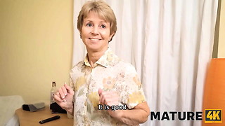 MATURE4K. Maid is middle-aged and she is mans type so he heads ravaging mature