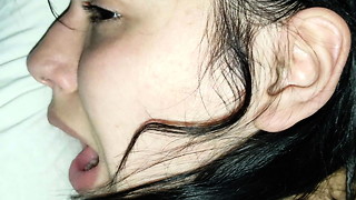 Jizz Inside My Teen Best Friend's Cock-squeezing Cootchie At Night