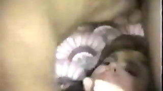 White wifey with dark-hued stud -  Amateur Multiracial Home-made
