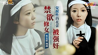 XK8162 - Hot Loyal Chinese Nun with Rounded Yam-sized Ass will do anything to save a Soul