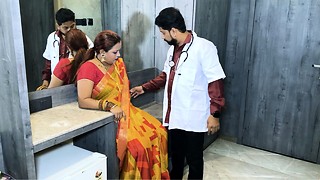 The lady went to the doctor because she could not get pregnant.